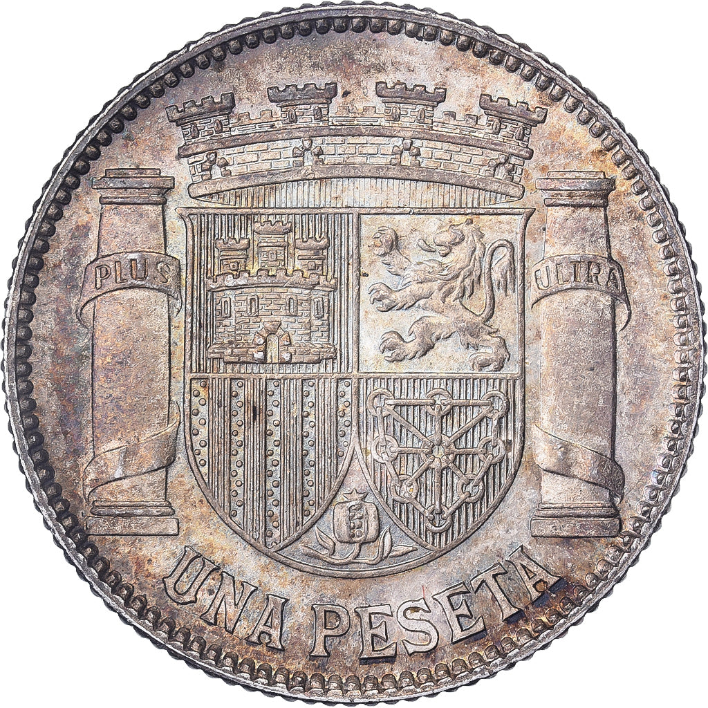 Spanien, 1 Peseta, 1933, Madrid, Silber, VZ+