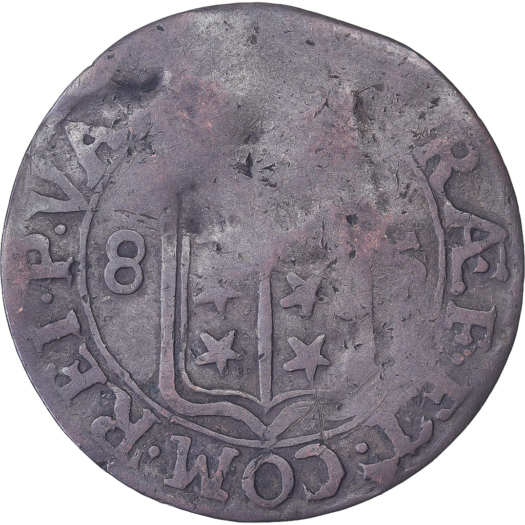 Bishopric of Sion, Adrian V of Riedmatten, 1/2 Batzen, 1685, Biglione, MB