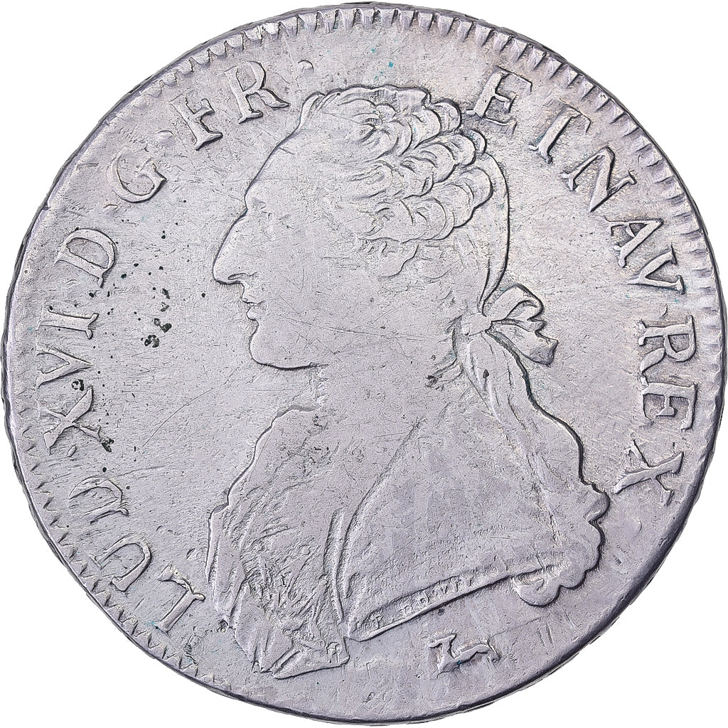 Francja, Louis XVI, Ecu aux branches d'olivier, 1785, Orléans, Srebro
