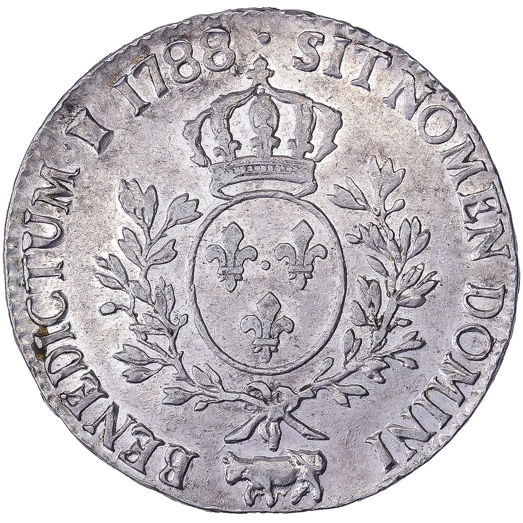 Francia, Louis XVI, Ecu aux branches d'olivier, 1788, Pau, Argento, BB