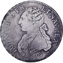 France, Louis XVI, Ecu aux branches d'olivier, 1776, Perpignan, Silver