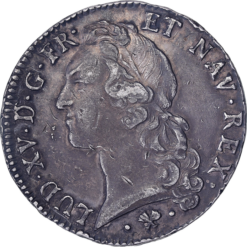 France, Louis XV, Écu au bandeau, 1764, Bayonne, Silver, EF(40-45), Gadoury:322