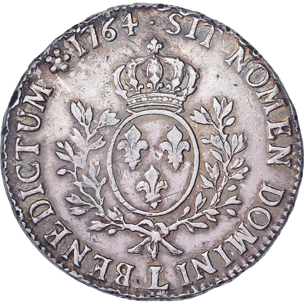 France, Louis XV, Écu au bandeau, 1764, Bayonne, Silver, EF(40-45), Gadoury:322