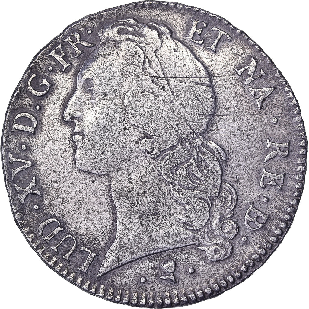 Frankreich, Louis XV, Écu de Béarn au bandeau, 1770, Pau, Silber, S+