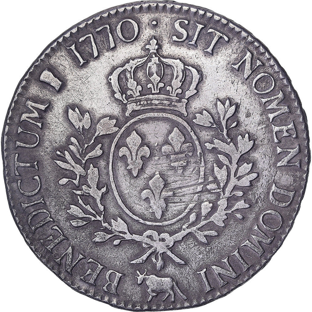 Frankreich, Louis XV, Écu de Béarn au bandeau, 1770, Pau, Silber, S+