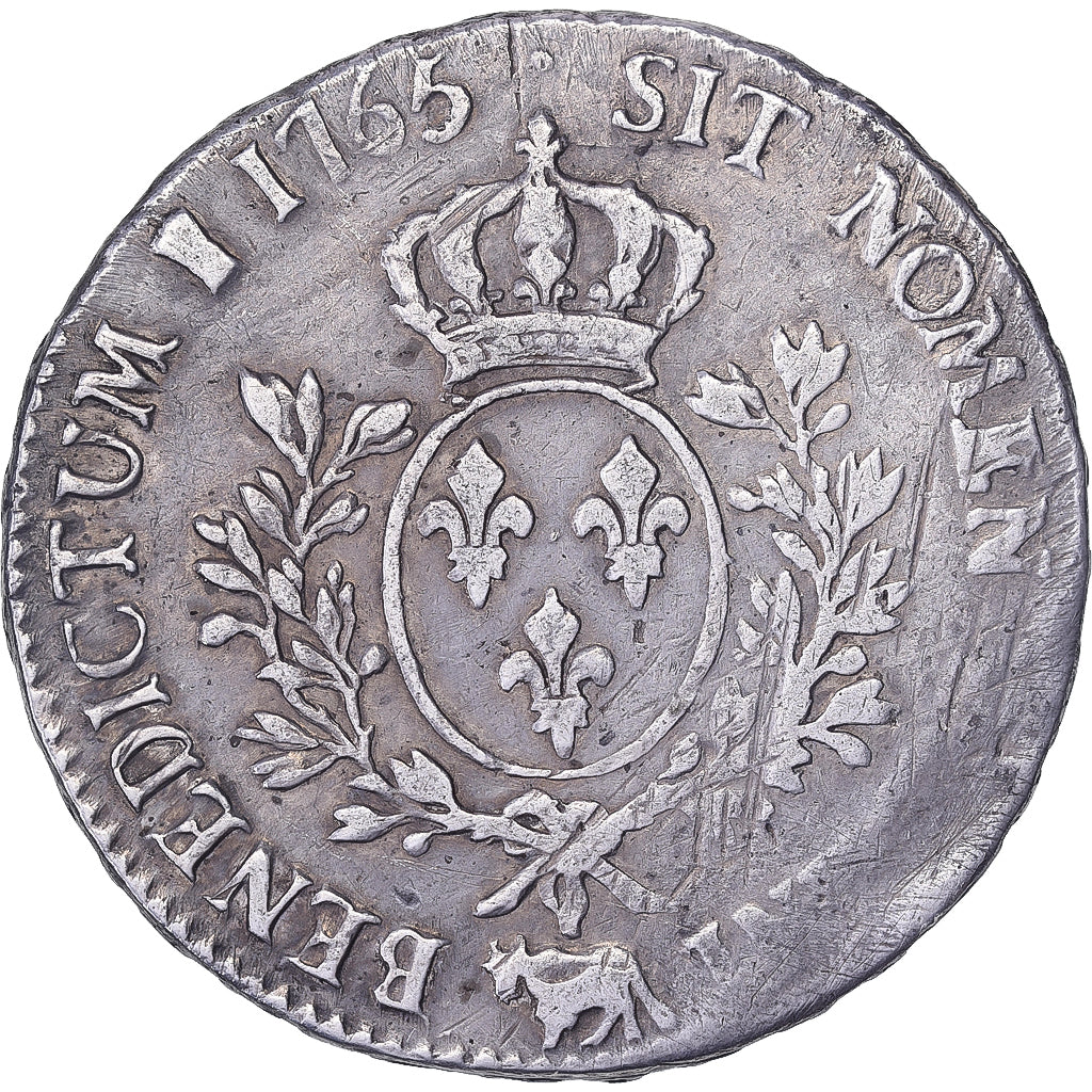 Frankreich, Louis XV, Écu de Béarn au bandeau, 1765, Pau, Silber, S+