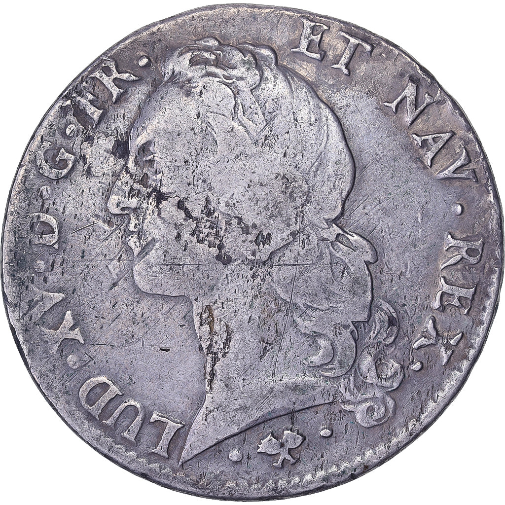 France, Louis XV, Écu au bandeau, 1762, Bayonne, Silver, VF(20-25), Gadoury:322