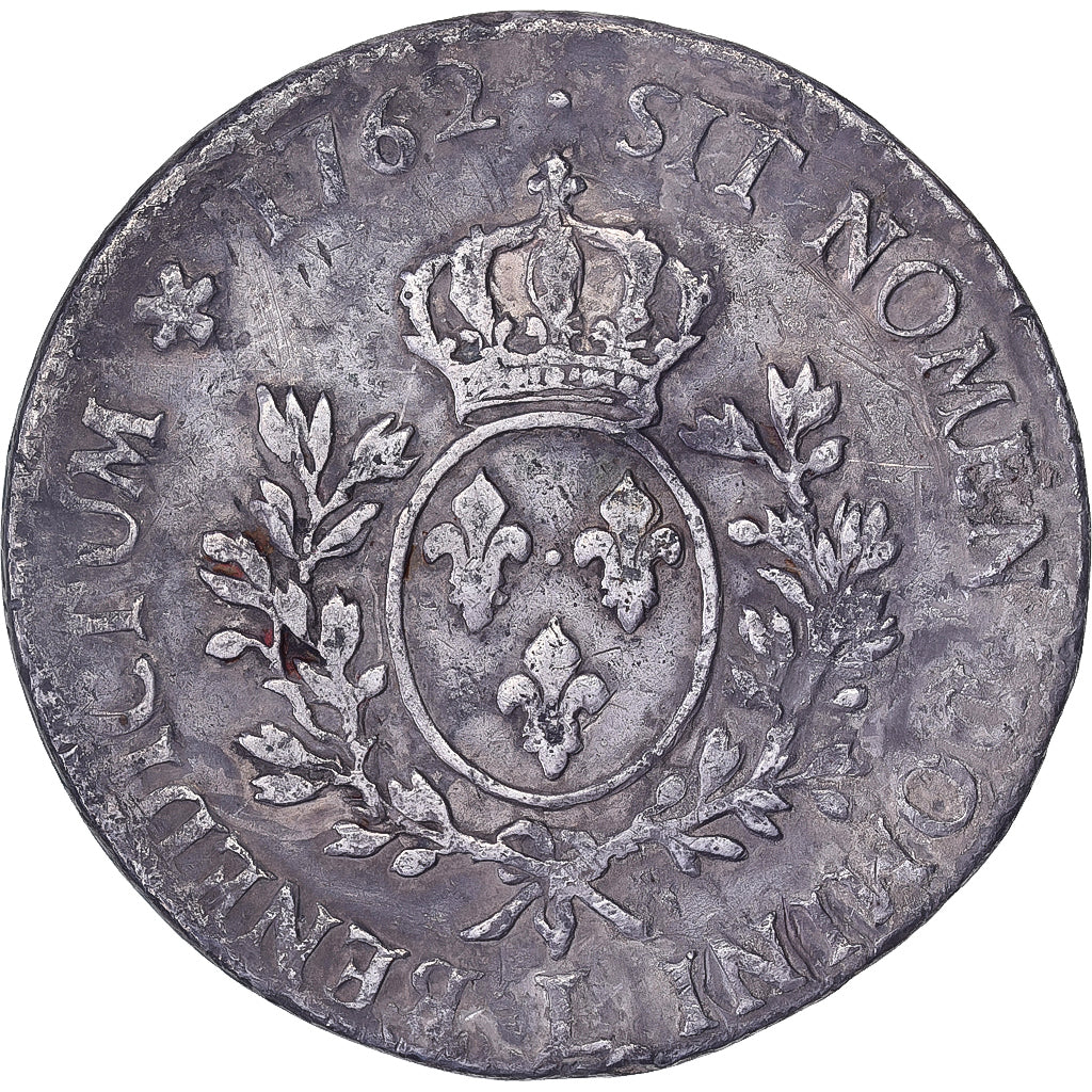 France, Louis XV, Écu au bandeau, 1762, Bayonne, Silver, VF(20-25), Gadoury:322