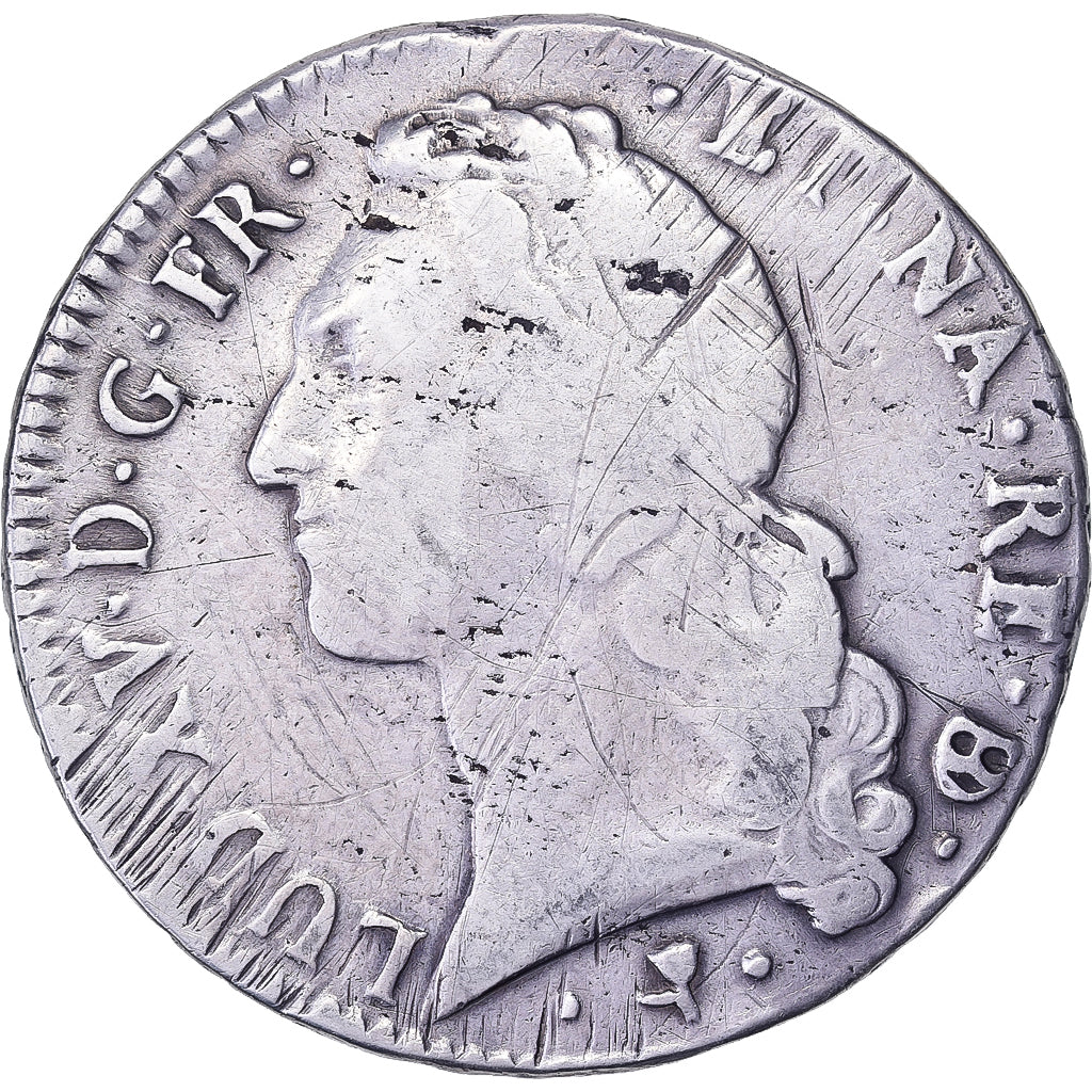 France, Louis XV, Écu de Béarn au bandeau, 1765, Pau, Argent, TB, Gadoury:322a