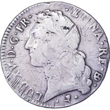 Francia, Louis XV, Écu de Béarn au bandeau, 1765, Pau, Argento, MB