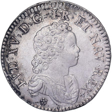 Frankreich, Louis XV, 1/2 Écu Vertugadin, 1716, Paris, Silber, SS+