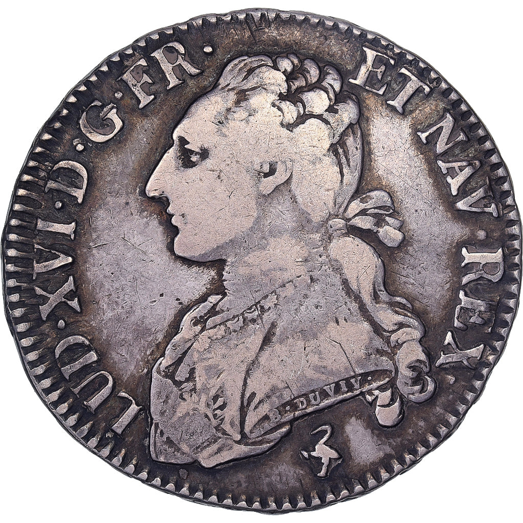 Frankrijk, Louis XVI, 1/2 Ecu, 1791, Paris, Zilver, FR+, Gadoury:355