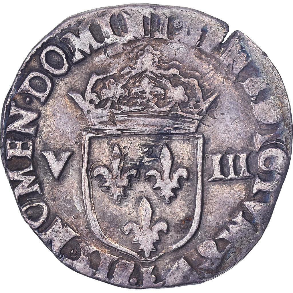 France, Louis XIII, 1/8 Ecu, 1629, Bayonne, Argent, TB+, Gadoury:23