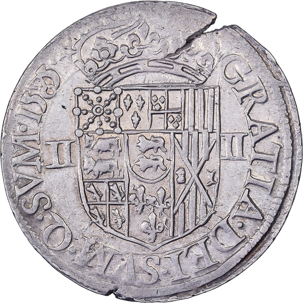 Seigneurie du Béarn, Henri II, 1/4 Ecu, 1585, Pau, Argent, TTB