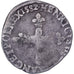 France, Henri III, 1/4 Ecu, 1582, Rennes, Argent, B+, Gadoury:485