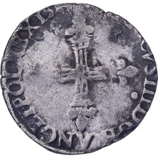 França, Henri III, 1/4 Ecu, 158[?], Rennes, Contemporary forgery, N/D