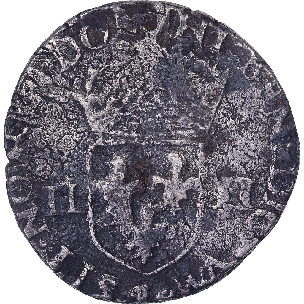 França, Henri III, 1/4 Ecu, 158[?], Rennes, Contemporary forgery, N/D