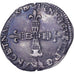 Francia, Henri IV, 1/4 Ecu de Béarn, 1605, Morlaas, Plata, MBC, Gadoury:603