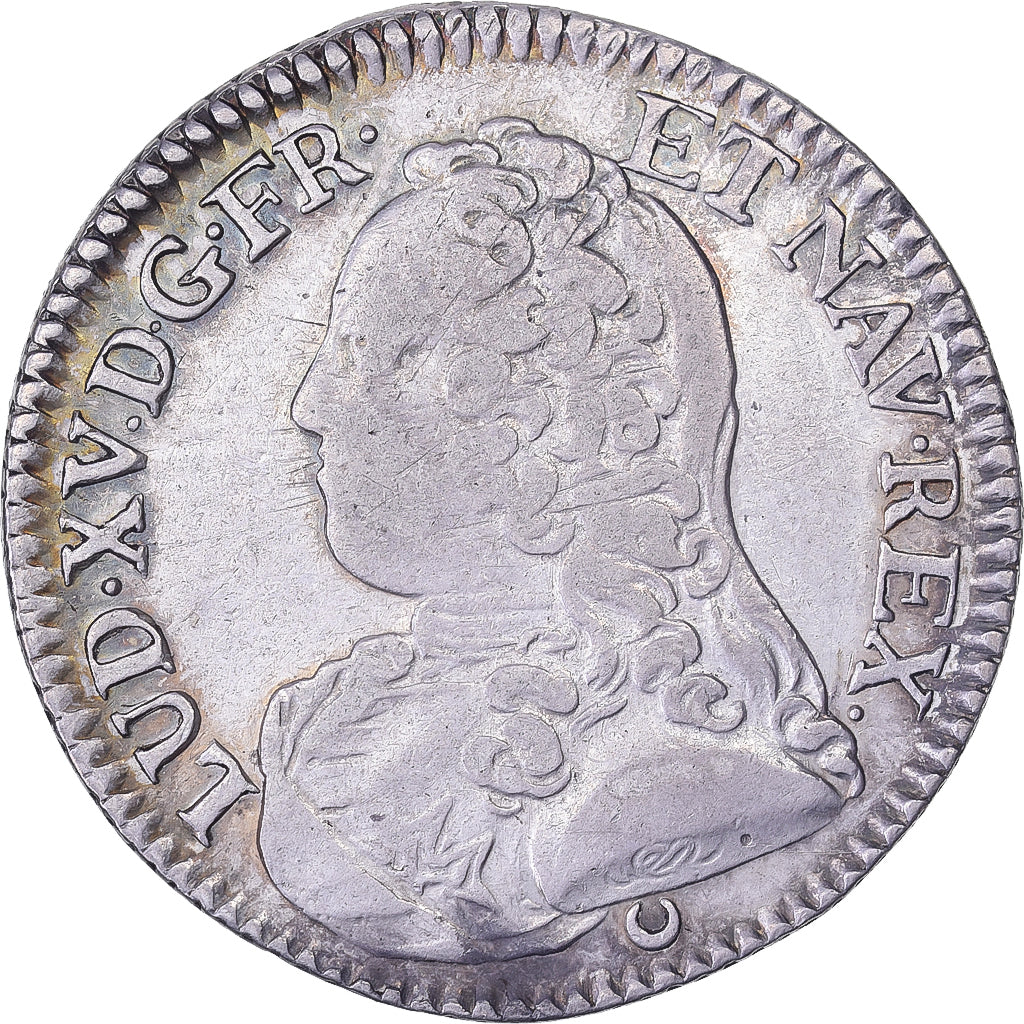 Frankreich, Louis XV, 1/5 Écu aux branches d'olivier, 1726, Tours, Silber, SS