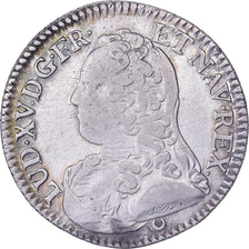 Frankreich, Louis XV, 1/5 Écu aux branches d'olivier, 1726, Tours, Silber, SS