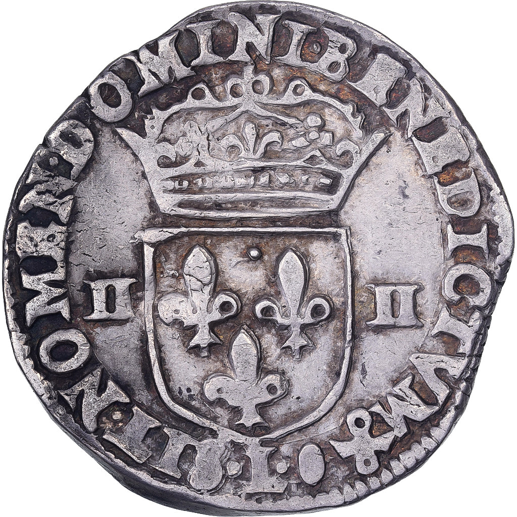 France, Henri IV, 1/4 Ecu, 1605, Bayonne, Silver, VF(30-35), Gadoury:597