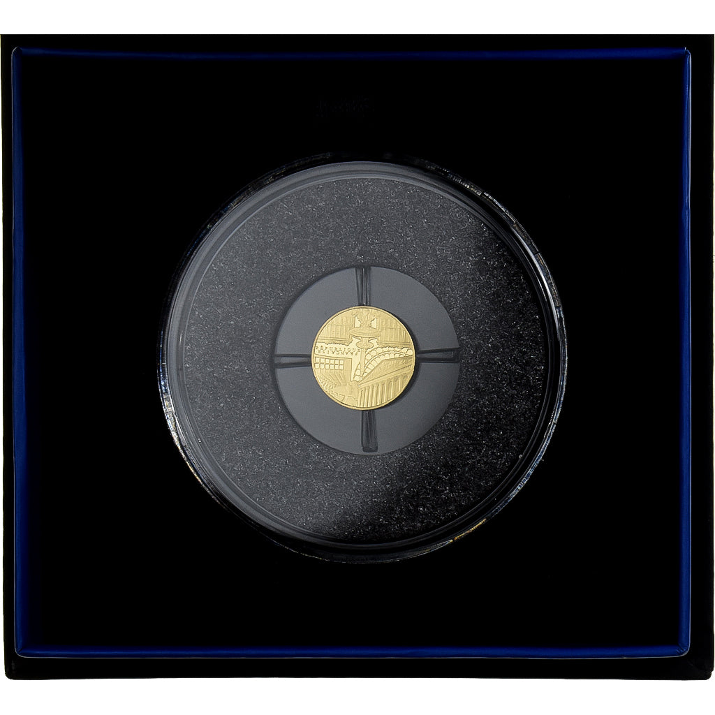 France, 5 Euro, UNESCO, Rives de Seine, BE, 2017, MDP, Or, FDC