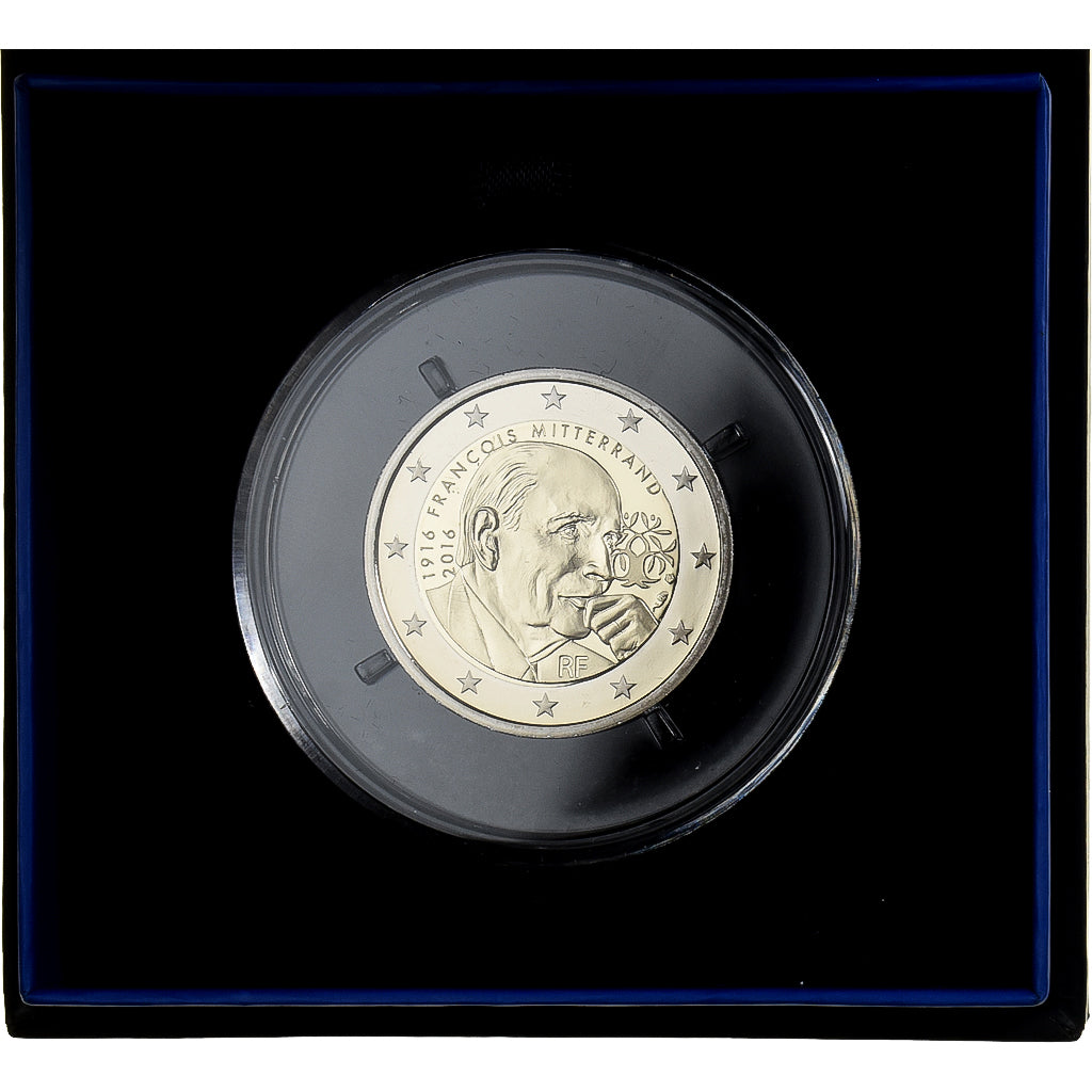France, 2 Euro, François Mitterrand, Proof, 2016, MDP, Bi-Metallic, MS(65-70)
