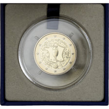 France, 2 Euro, UEFA Euro 2016, Proof, 2016, MDP, Bi-Metallic, MS(65-70)