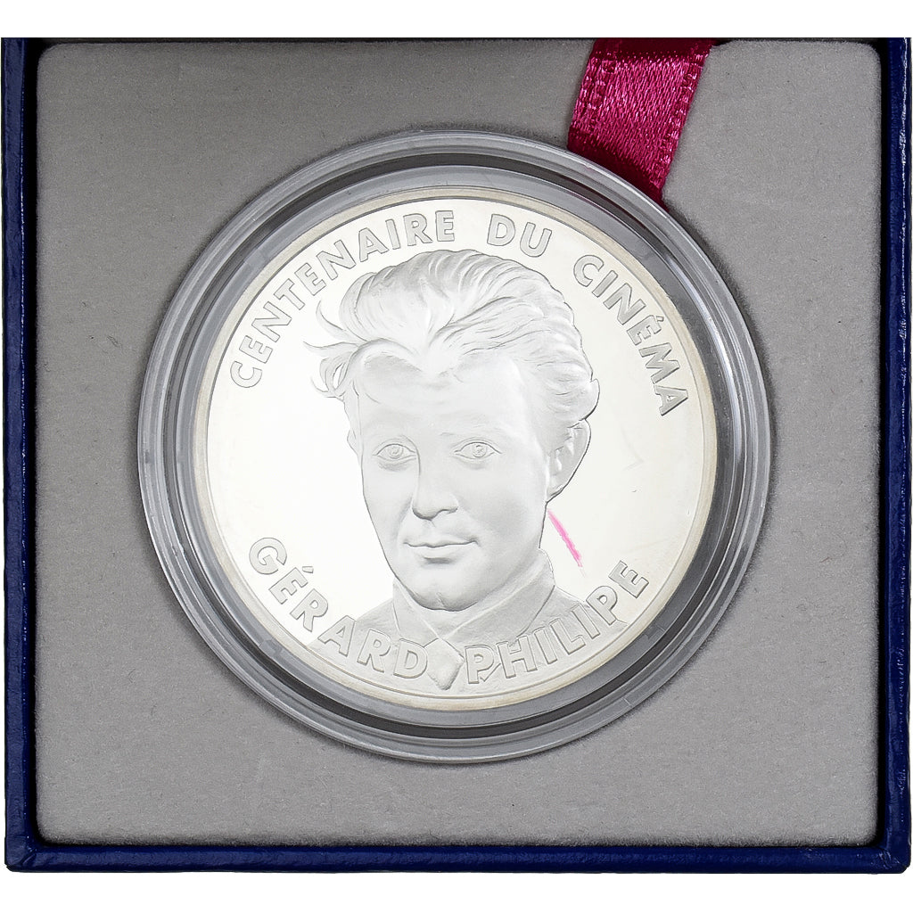 France, 100 Francs, Gérard Philipe, Centenaire du Cinéma, 1995, MDP, Proof