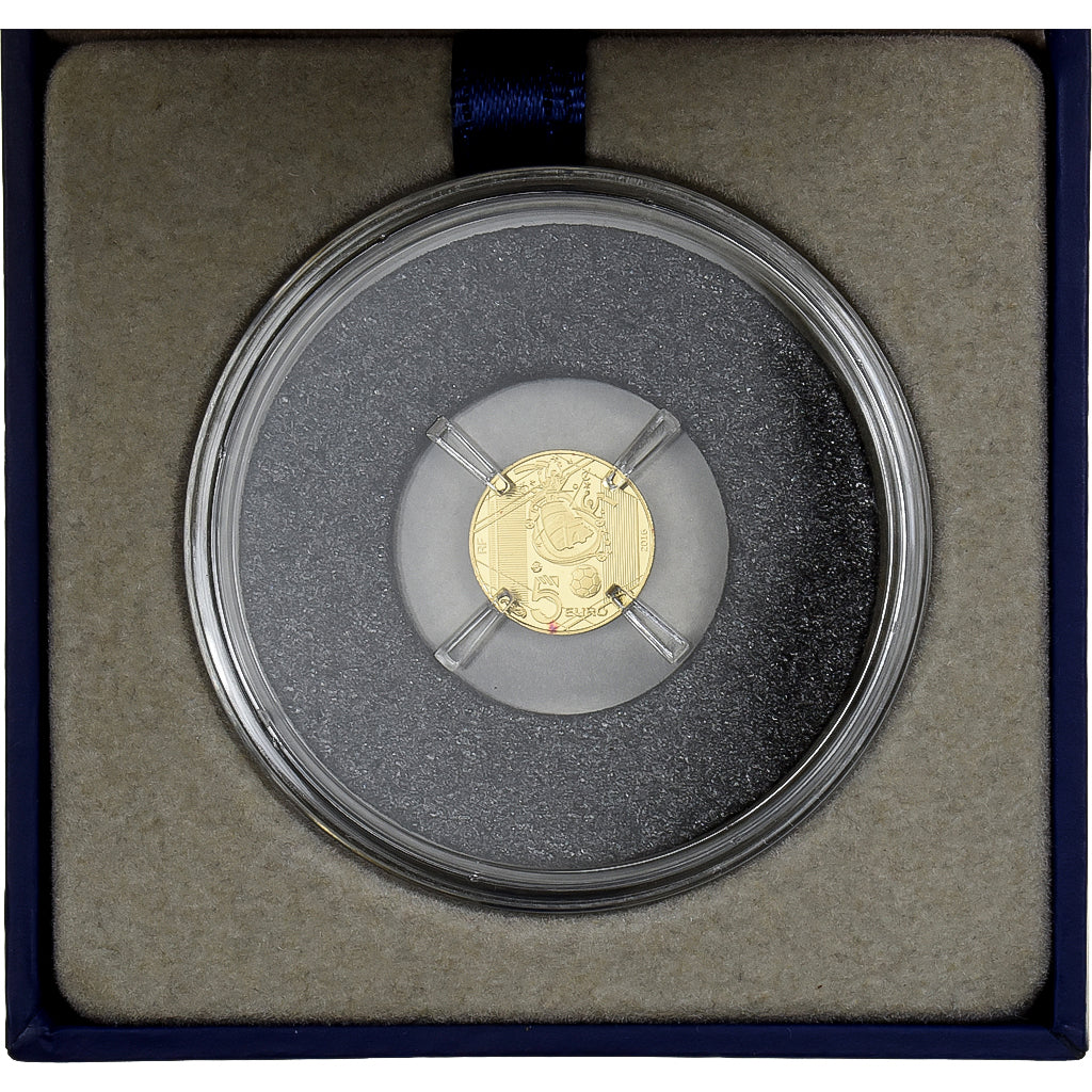 Frankreich, 5 Euro, UEFA Euro 2016, PP, 2016, MDP, Gold, STGL