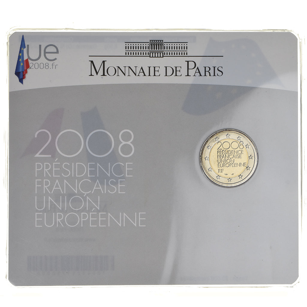 Francia, 2 Euro, French Presidency of the European Union, 2008, MDP