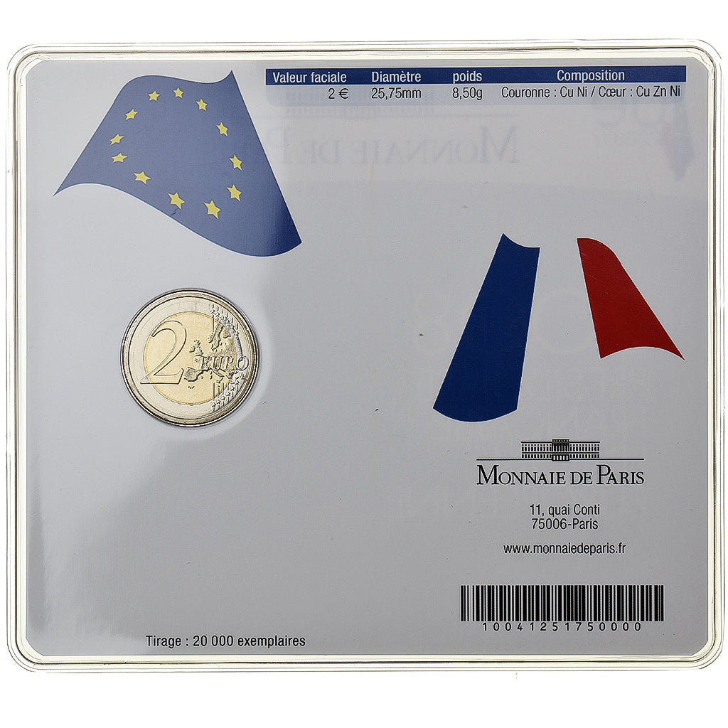 Francia, 2 Euro, French Presidency of the European Union, 2008, MDP