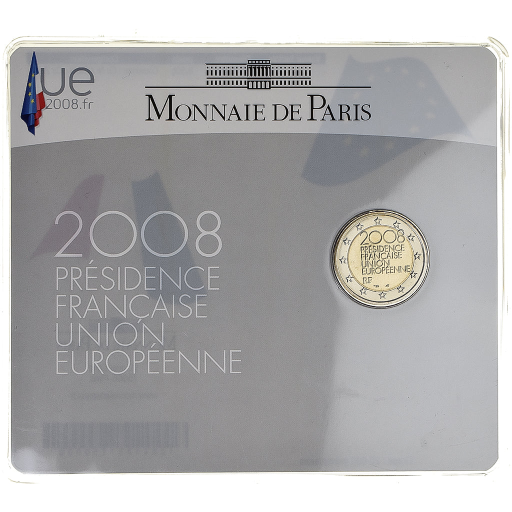 Francia, 2 Euro, French Presidency of the European Union, 2008, MDP