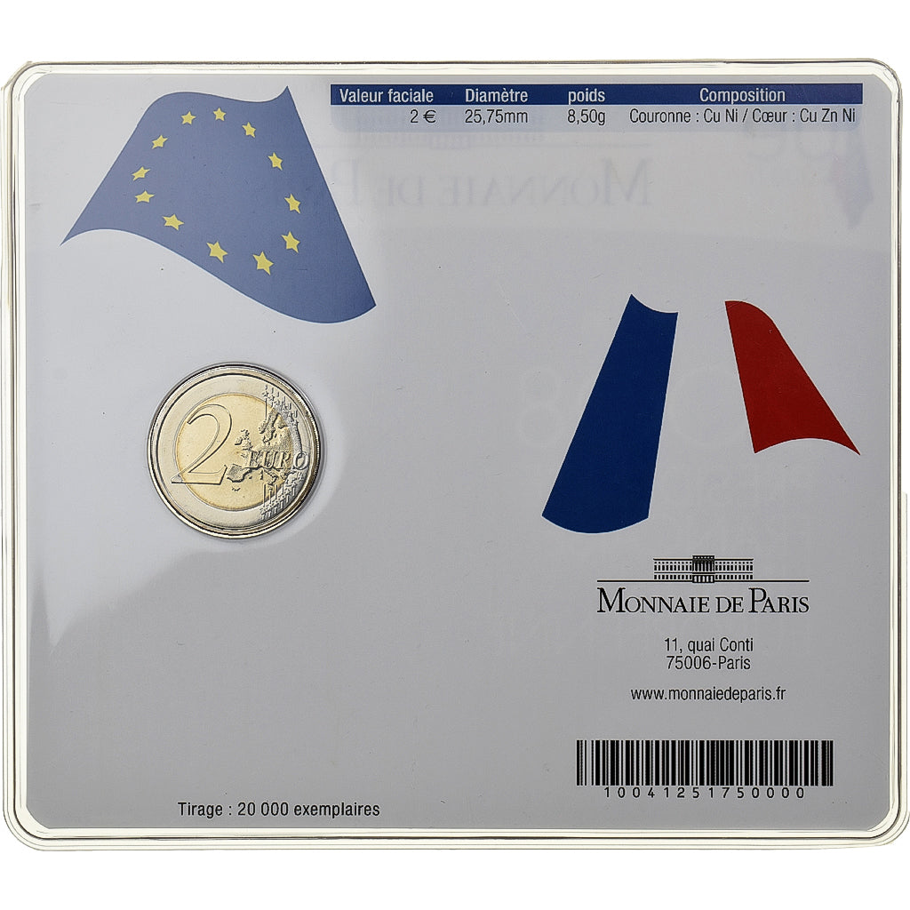 Francia, 2 Euro, French Presidency of the European Union, 2008, MDP