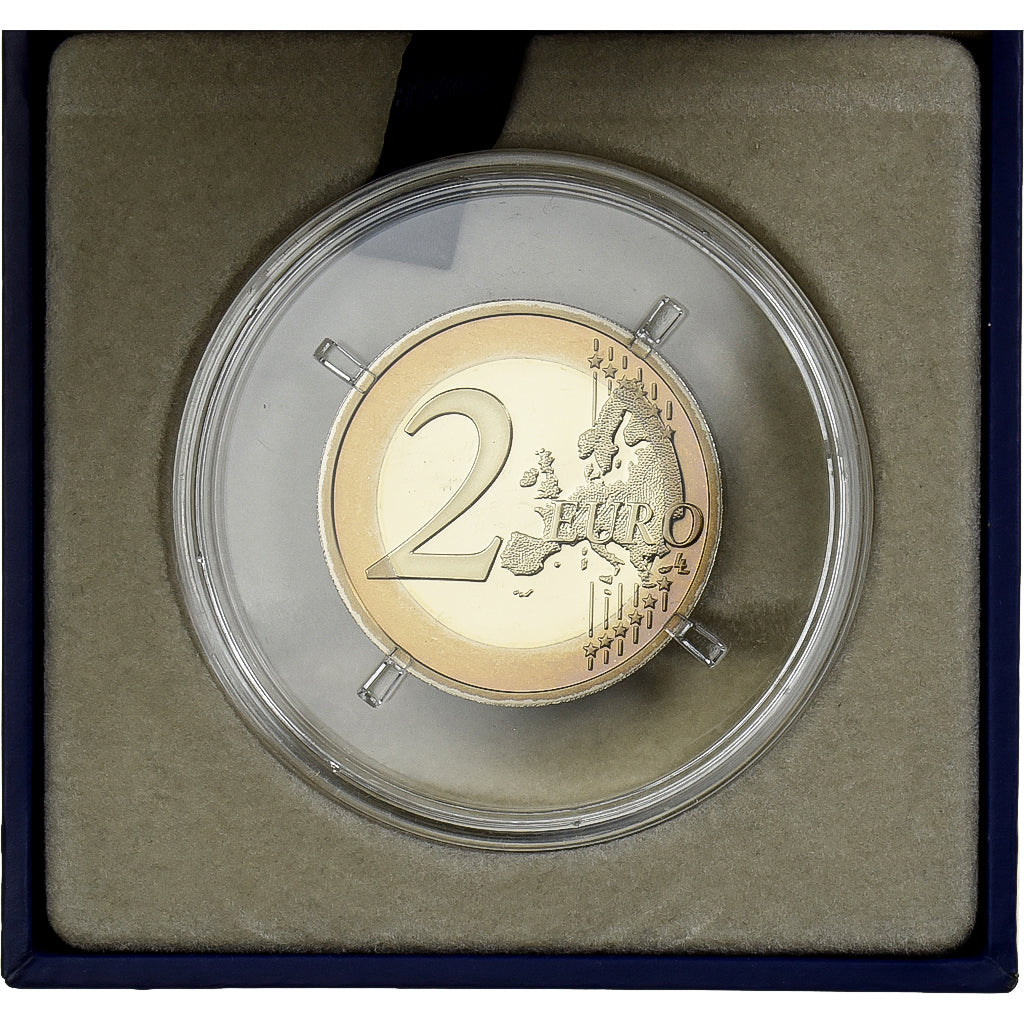 France, 2 Euro, Peace in Europe, Proof, 2015, MDP, Bi-Metallic, MS(65-70)