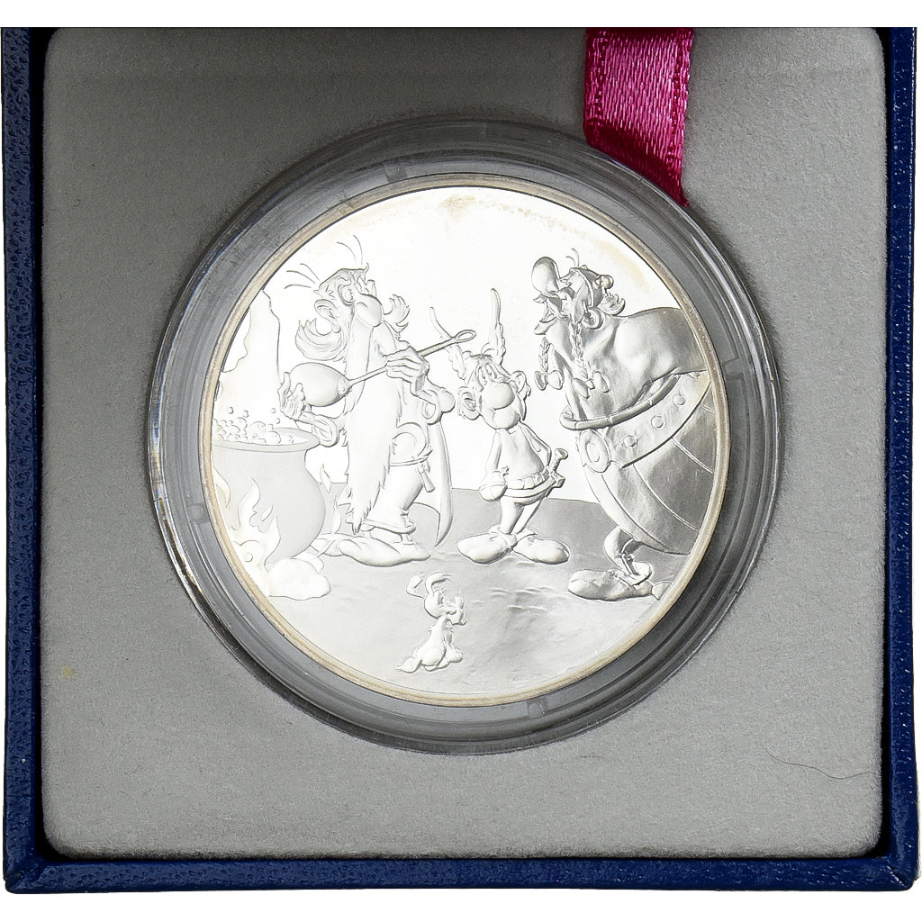 France, 1-1/2 Euro, Astérix - The magic potion, Proof, 2007, MDP, Silver