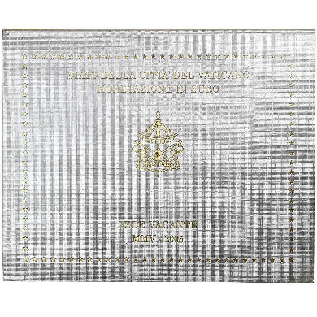 PAŃSTWO WATYKAŃSKIE, Sede Vacante, Set 1 ct. - 2 Euro, 2005, Rome, ND