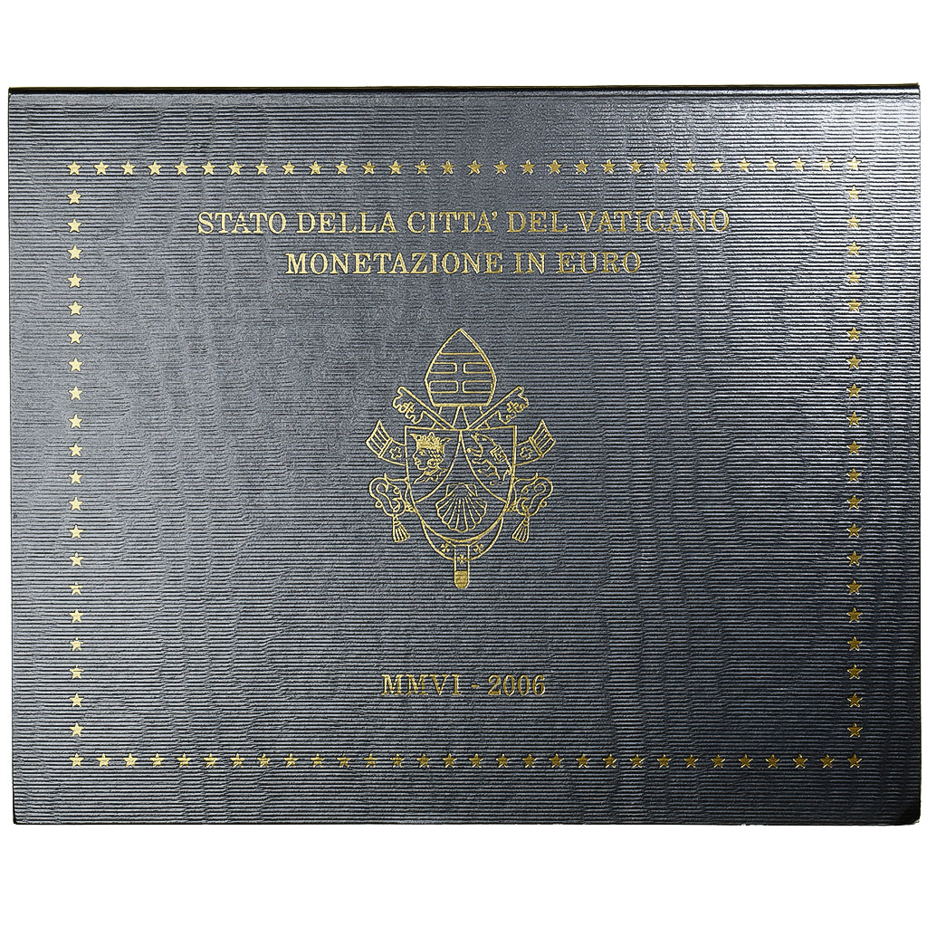 CITTÀ DEL VATICANO, Benedict XVI, Set 1 ct. - 2 Euro, 2006, Rome, N.C., FDC