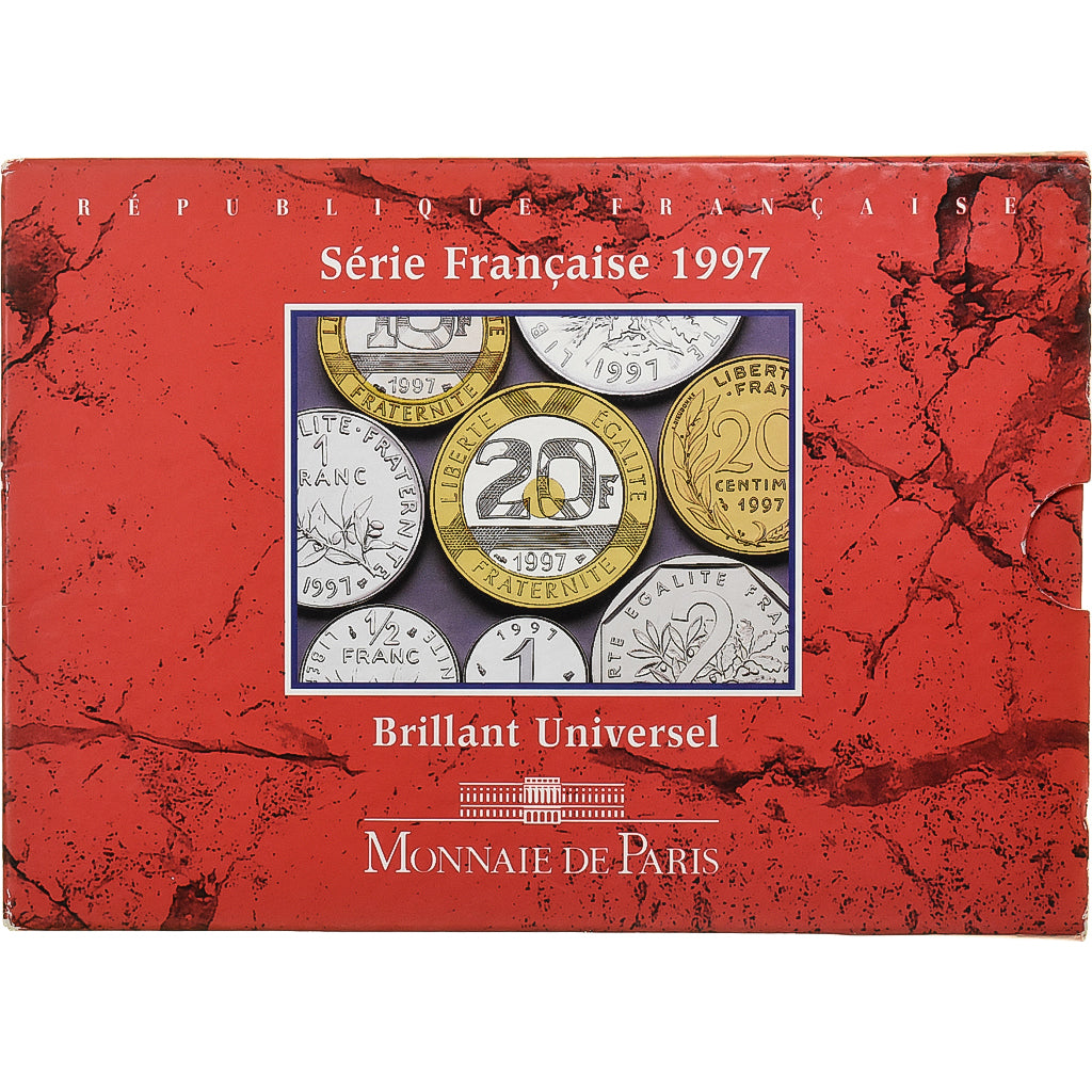 Frankreich, Coffret 1 c. à 20 frs., 1997, MDP, BU, STGL