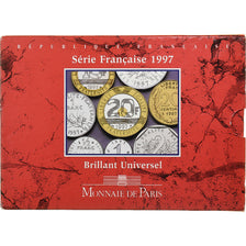 Frankreich, Coffret 1 c. à 20 frs., 1997, MDP, BU, STGL