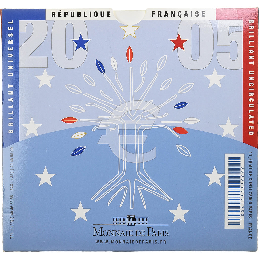 France, Coffret 1c. à 2€, BU, 2005, MDP, FDC