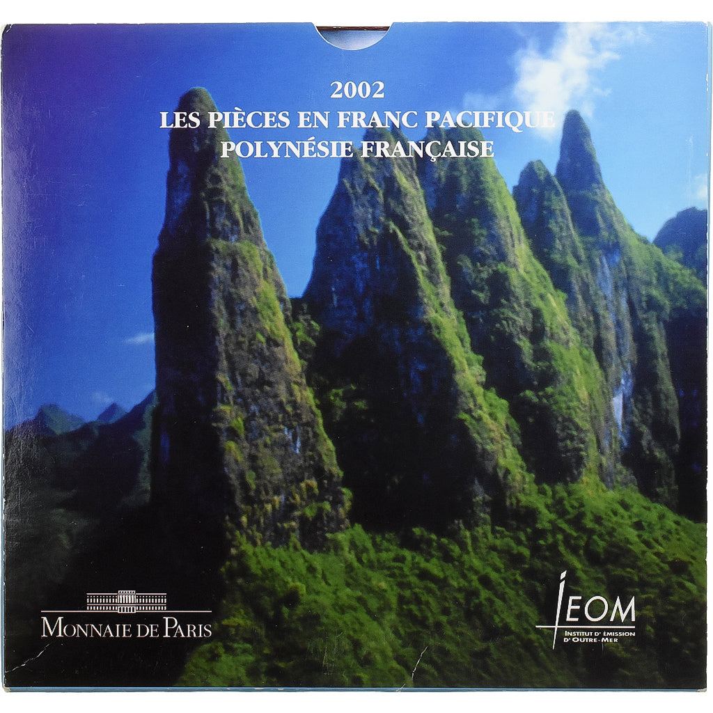 Polinésia Francesa, Coffret 1 c. à 100 frs., 2002, MDP, BU, N/D, MS(65-70)