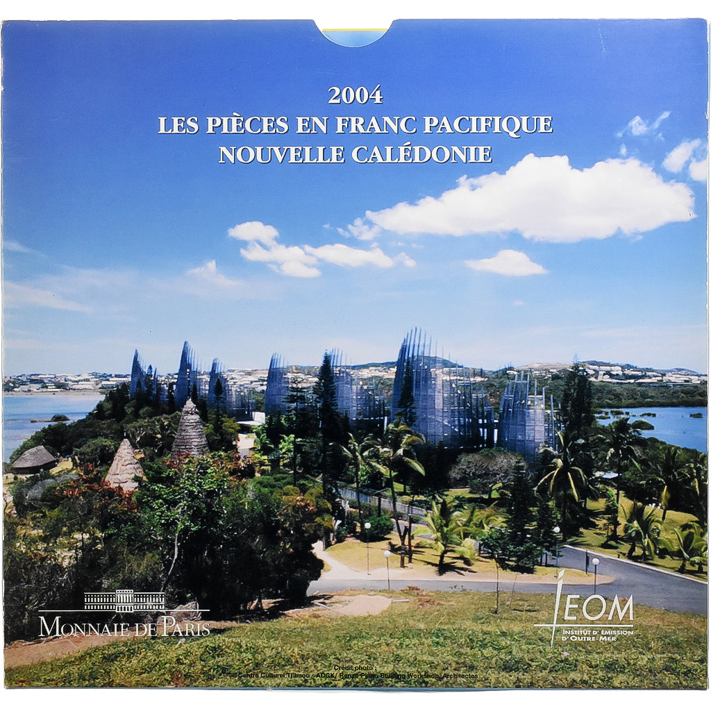 Nowa Kaledonia, Coffret 1 c. à 100 frs., 2004, MDP, BU, ND, MS(65-70)