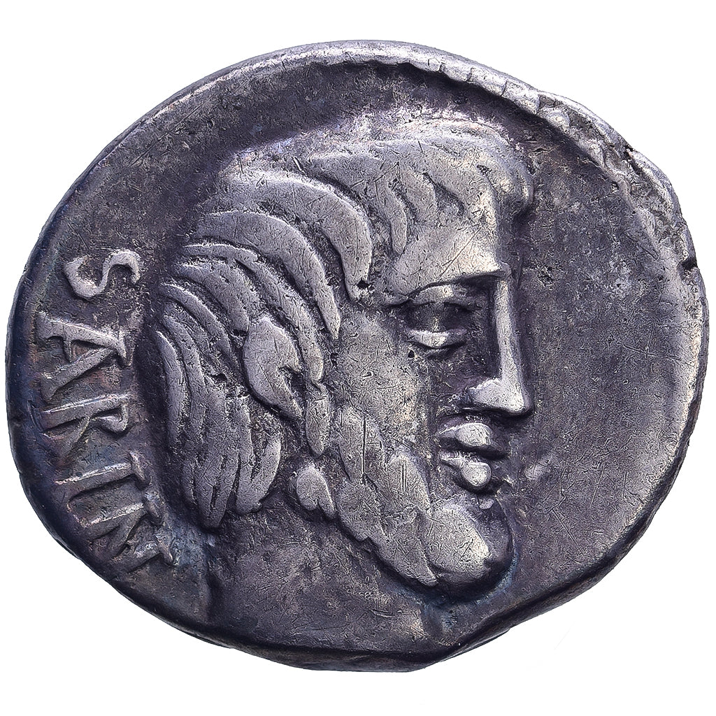 Tituria, Denarius, 89 BC, Rome, Silver, VF(30-35), Crawford:344/1b