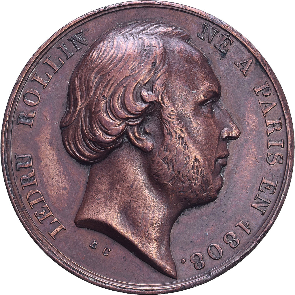 Francja, Token, Ledru-Rollin, Suffrage universel, 1848, Miedź, AU(50-53)