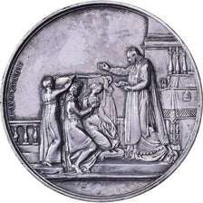 France, Médaille de mariage, 1847, Argent, TTB+