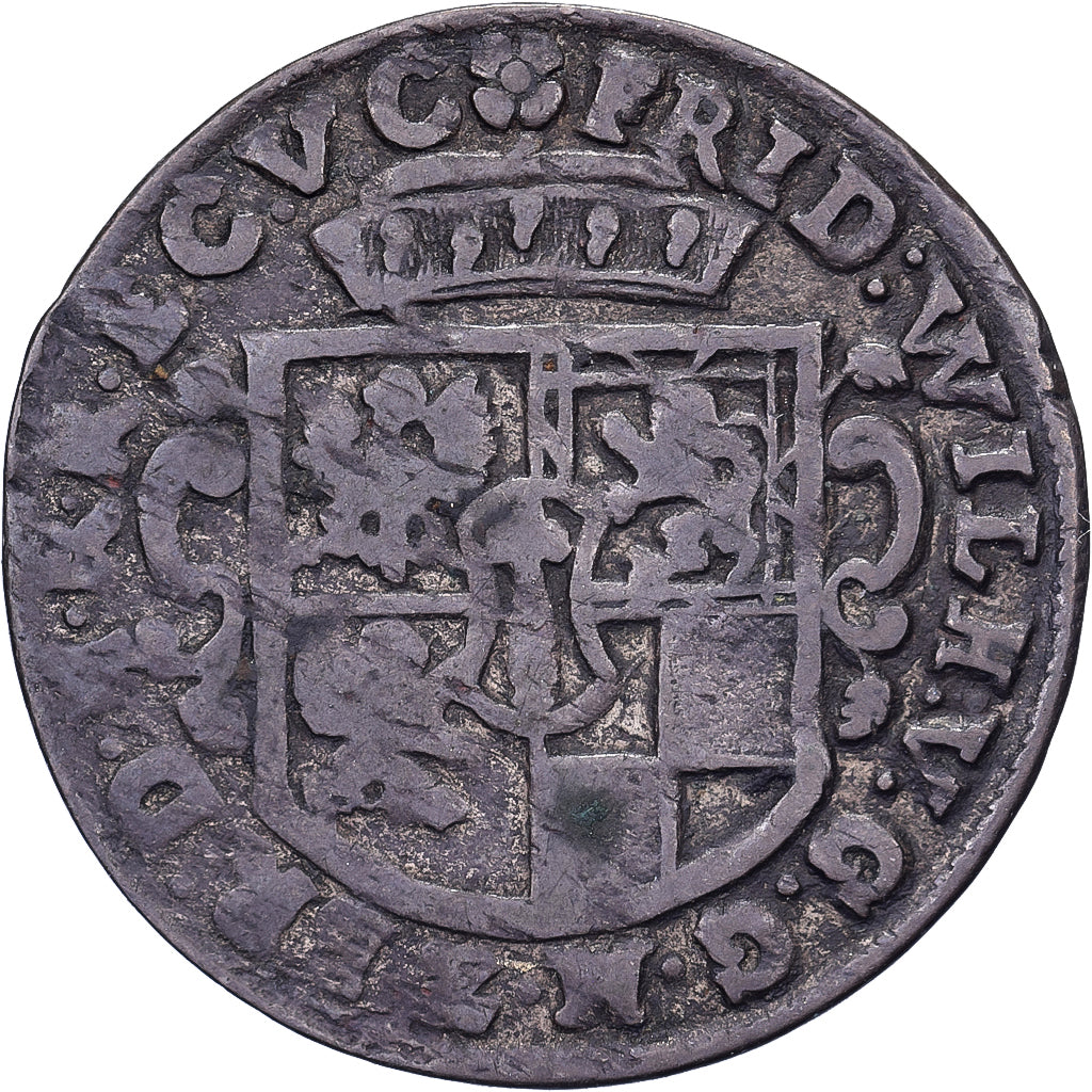 Brandenburg-Prussia, Friedrich Wilhelm, 2 Groschen, 1659, Berlin, Cobre