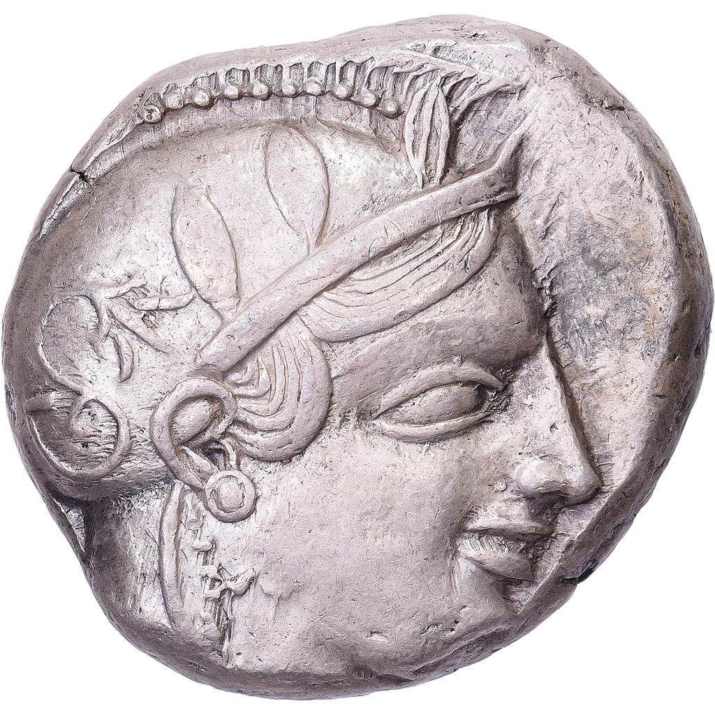 Attica, Tetradrachm, ca. 465-460 BC, Athens, Silver, EF(40-45), SNG-Cop:31-40