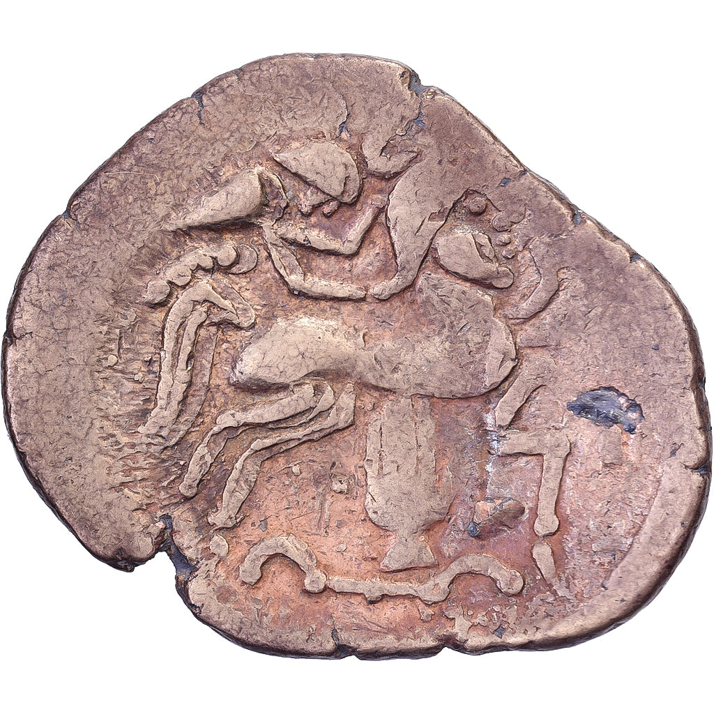 Pictones, Santones, Statère à la main, 1st century BC, Elettro, MB+