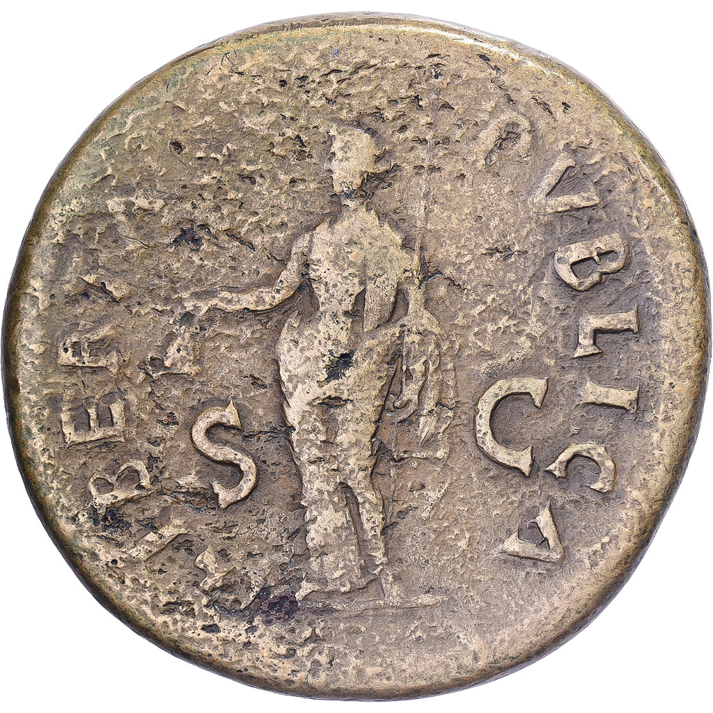 Galba, Sestertius, 68-69, Rome, Bronzen, FR+, RIC:309